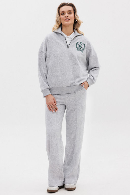 Костюм GO F3077/50-04.164-170 серый меланж - Pirs фото 3