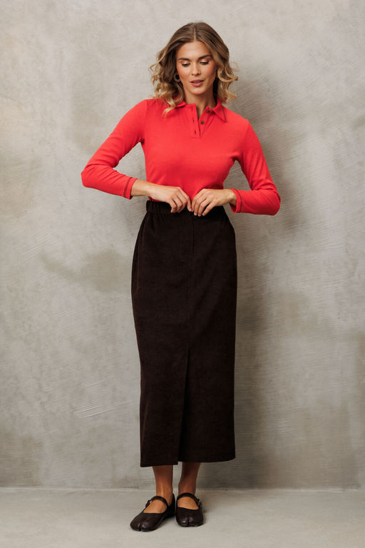 Костюм Gizart 5425 шоколадный, морковный фото 8