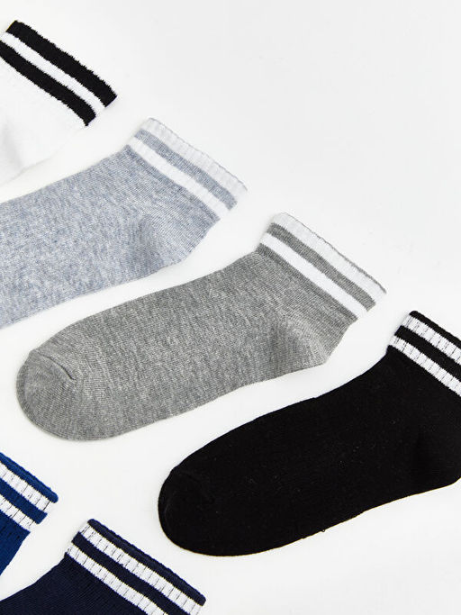 ?izgili Erkek ?ocuk Patik ?orap 7li