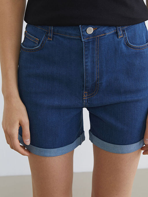 Джинсовые шорты Mom Fit женские