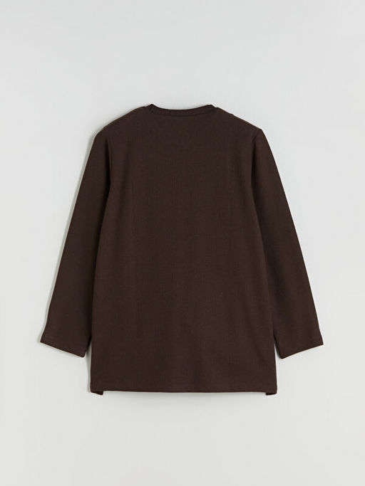 Bisiklet Yaka Kad?n Sweatshirt Tunik