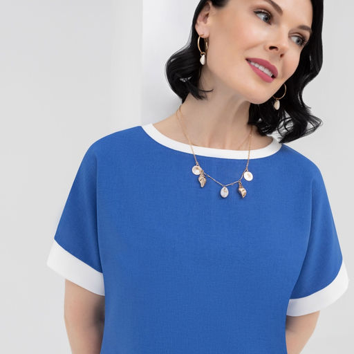 Туника Комфорт в каждом дне (лазурь) - Charutti фото 3