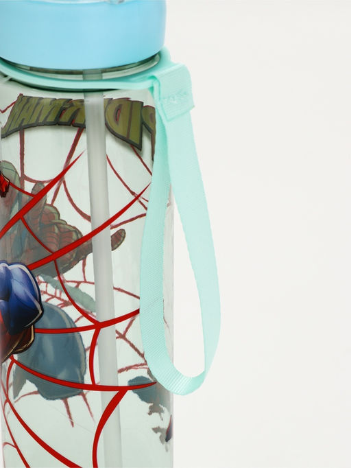 Бутылка пластиковая с трубочкой «Супергерой», 800 мл