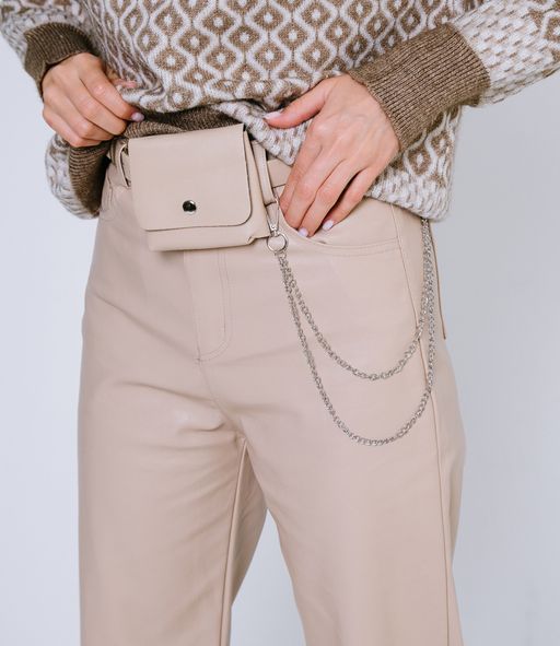 Брюки #КТ7120 (1), бежевый - Dommod фото 5