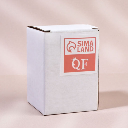 Органайзер для ватных дисков «BAMBOO», с крышкой, d=7×10.1 см, прозрачный, коричневый