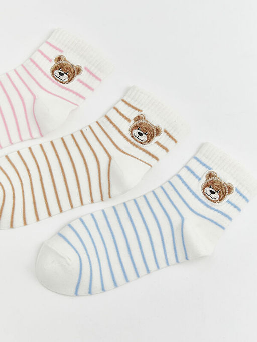 ?izgili Ay? Nak??l? Kad?n Soket ?orap 3l?