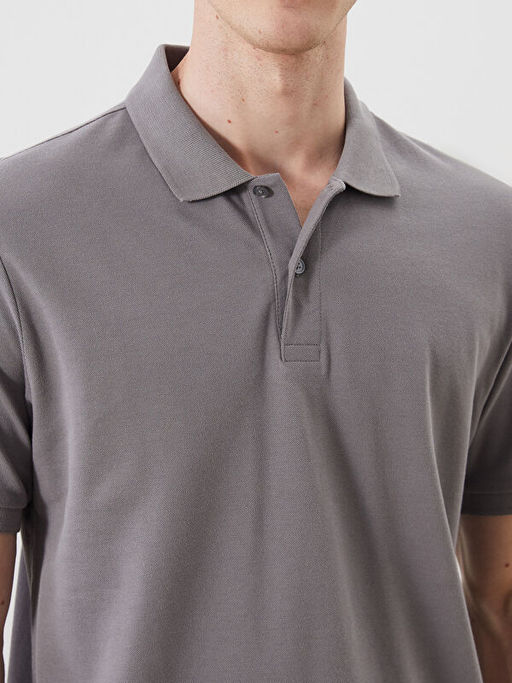 Polo Yaka K?sa Kollu Pike Erkek Ti??rt