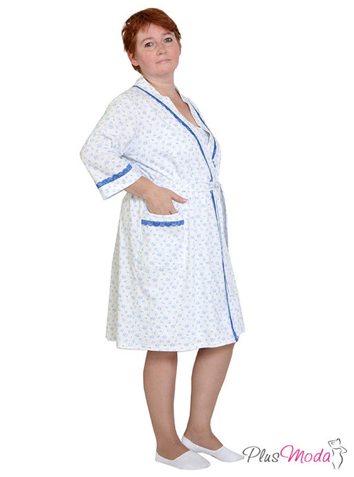 Халат Модель №116 размеры 44-84 - Plusmoda фото 4