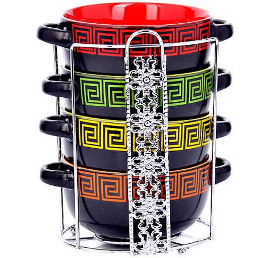 26527 Наб/супниц 5 пр.540 мл. на подставке LR (х6)