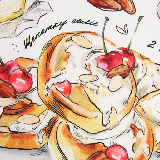 Набор подарочный Булочки: полотенце 40?73 см, прихватка 19?19 см, магнит 11?7 см - Этель фото 4