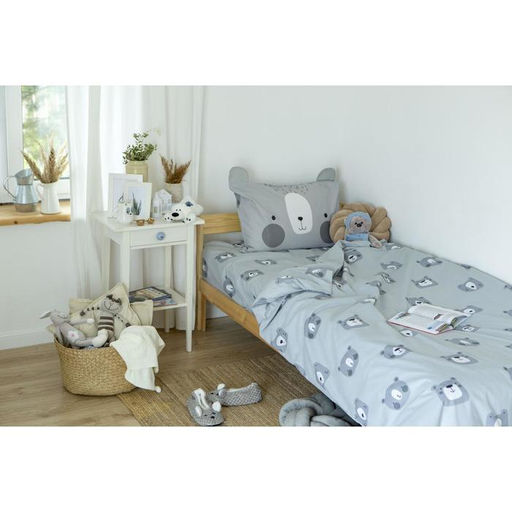 Постельное белье Этель 1,5 сп Gray bear 143х215 см, 150х214 см, 50х70 см -1 шт  фото 7