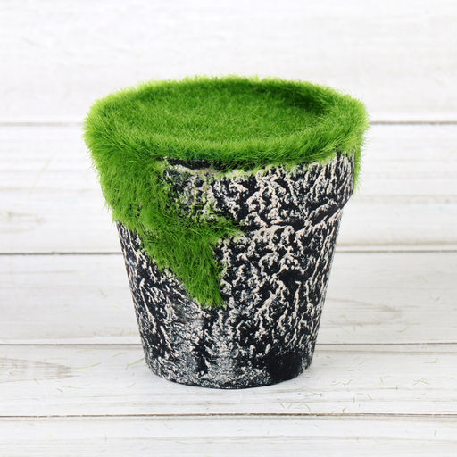Кашпо со мхом декоративное 7х7 см / 16029 /уп 378/ - ГалеонТрейд фото 11