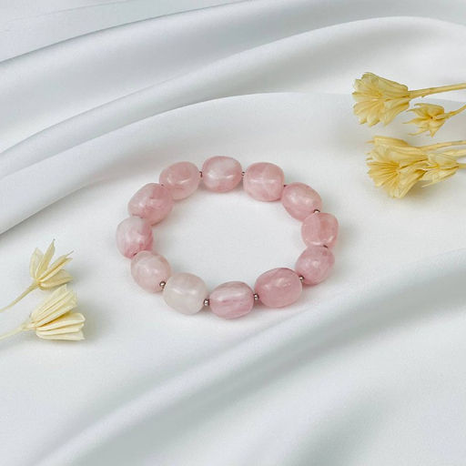 Браслет из Розового кварца 17 см - Радуга самоцветов фото 2
