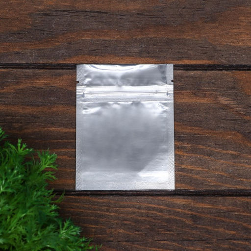 Цена за 50 шт. Пакет Zip-lock ПП, со сплошным окном, плоский, 7.7×10 см