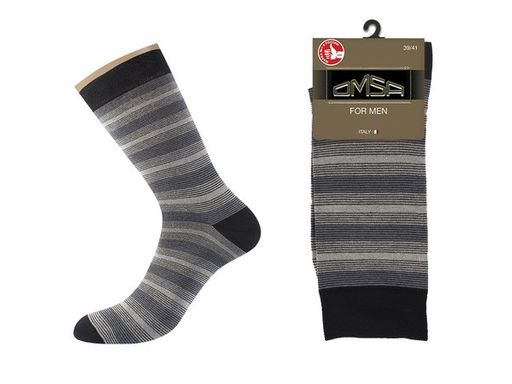OMSA STYLE 504 носки мужские* - nero  фото 3