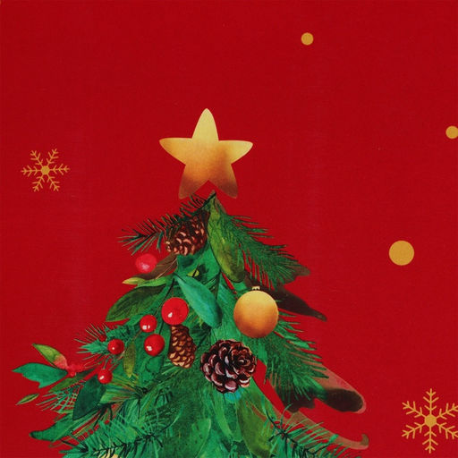 Пакет подарочный новогодний под бутылку, упаковка «Ёлка», 12×36×8.5 см