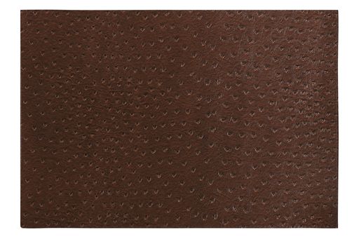 Салфетка под горячее Имитация кожи страуса, коричневая, 45х30 см