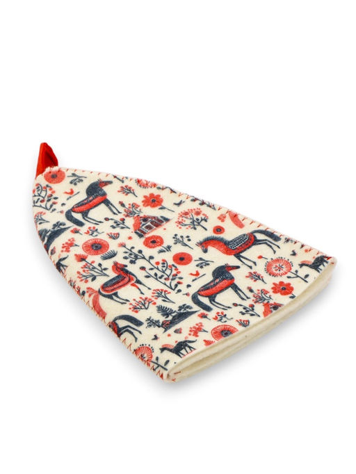 Шапка для бани и сауны Мезенские кони, полиэфир 70%, шерсть 30% - Simaland фото 7