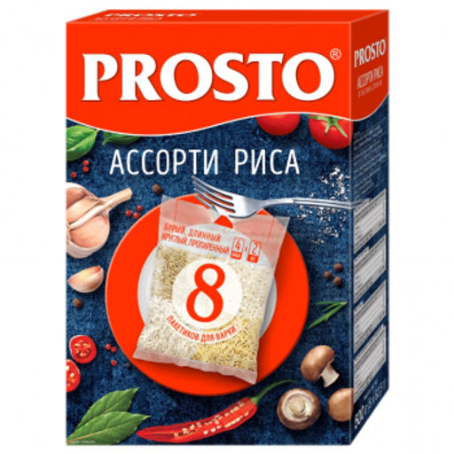 PROSTO Ассорти риса 500г(8*62,5)