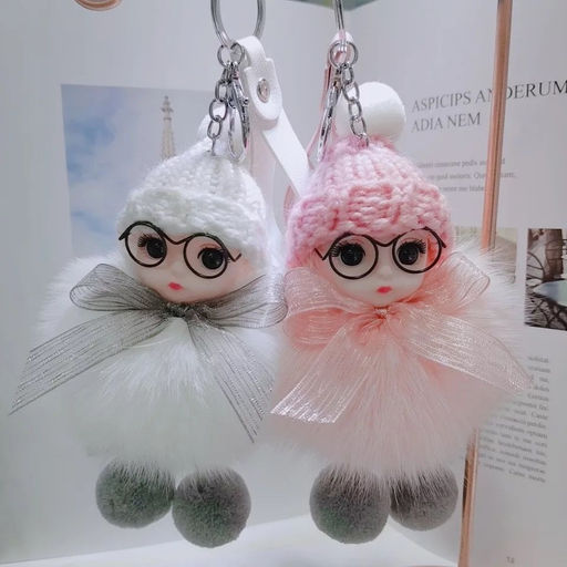 Мягкая игрушка брелок Девочка-Помпон в ассортименте - Storyland фото 2