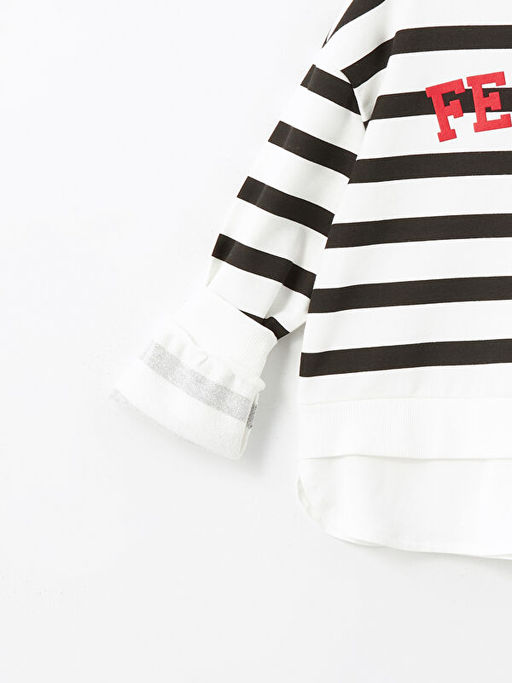 Bisiklet Yaka K?z ?ocuk Sweatshirt ve E?ofman Alt? - Waikiki фото 3