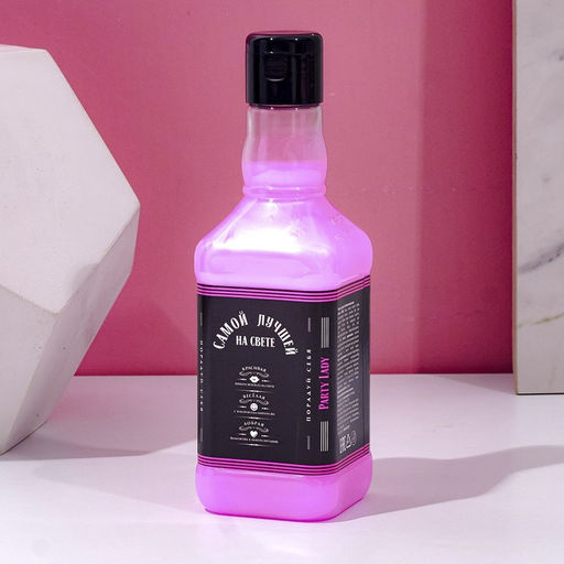 Гель для душа виски Party Lady, 250 мл, аромат малинового коктейля, Чистое счастье  фото 2