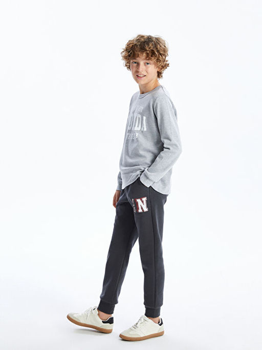 Beli Lastikli Erkek ?ocuk Kal?n Jogger E?ofman Alt? - Waikiki фото 4