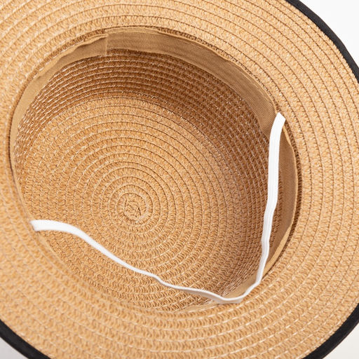 Шляпа для девочки MINAKU «Леди», размер 52-54, бежевая