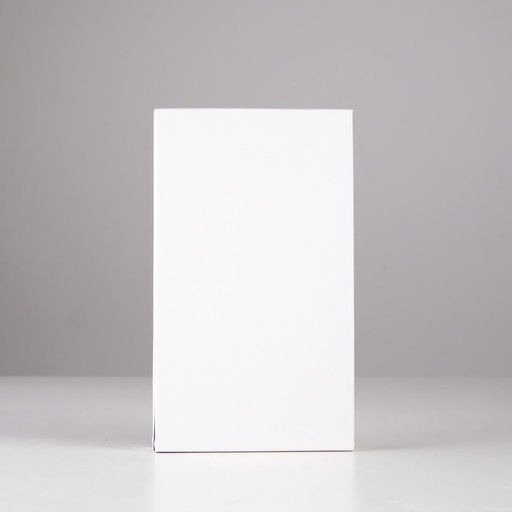 Коробка фигурная, кондитерская упаковка без печати, с окном, белый, 10 шт., 12×3×20 см