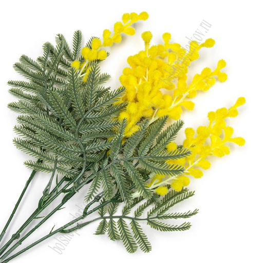 Веточка декоративная 36 см "Мимоза (SF-8123)