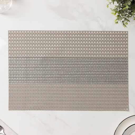 Набор салфеток сервировочных Доляна Сияние, 4 шт, 4530 см, цвет бежевый  фото 5