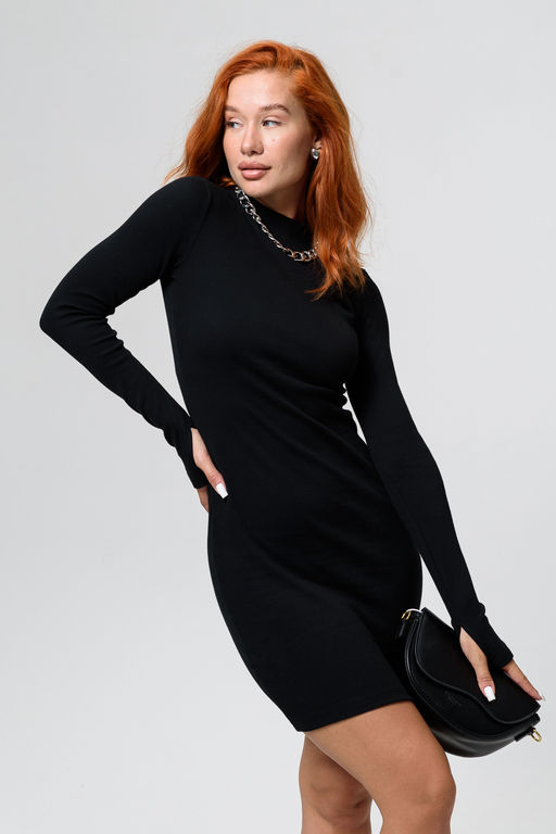 Платье длинный рукав 14440