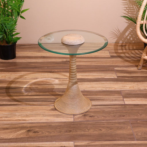 Столик кофейный, 45×45×50 см, манговое дерево