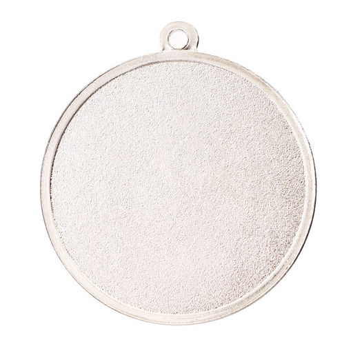 Цена за 2 шт. Медаль призовая «2 место» серебро 196, d=5 см, без ленты