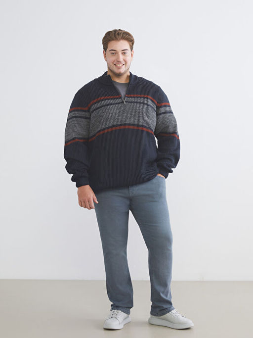 B?y?k Beden 779 Regular Fit Erkek Jean Pantolon