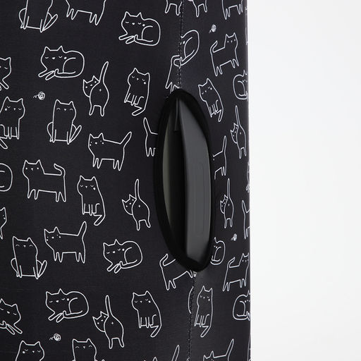 Чехол для чемодана 28, цвет чёрный - Simaland фото 5