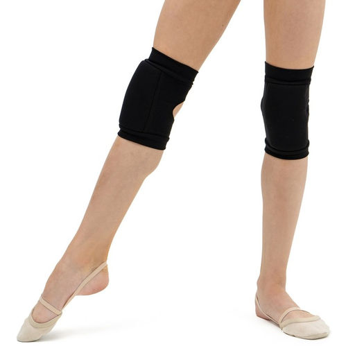 Наколенники для гимнастики и танцев Grace Dance, с уплотнителем, р. S, 7-10 лет, цвет чёрный  фото 8