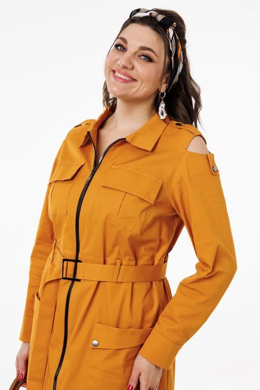 Платье ANELLI 1301 янтарный  фото 5