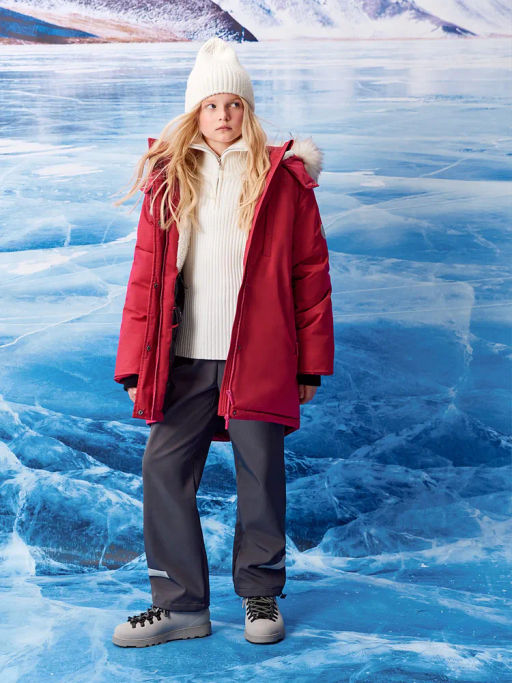 ACOOLA / Пальто детское для девочек Ida фуксия  фото 10