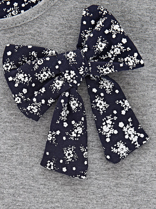 Футболка для девочки UD 0611 серый - Mini maxi фото 4