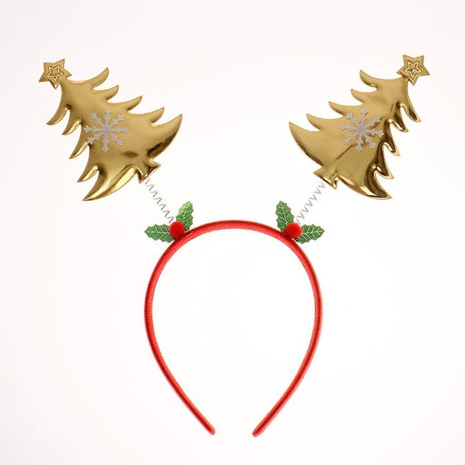 Ободок новогодний карнавальный «Ёлочки»