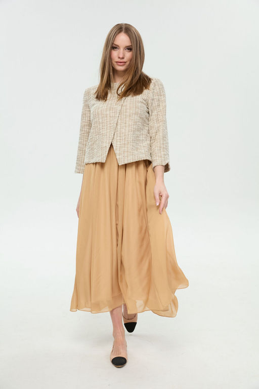 Платье NIKVA н1007-4 песочный  фото 9