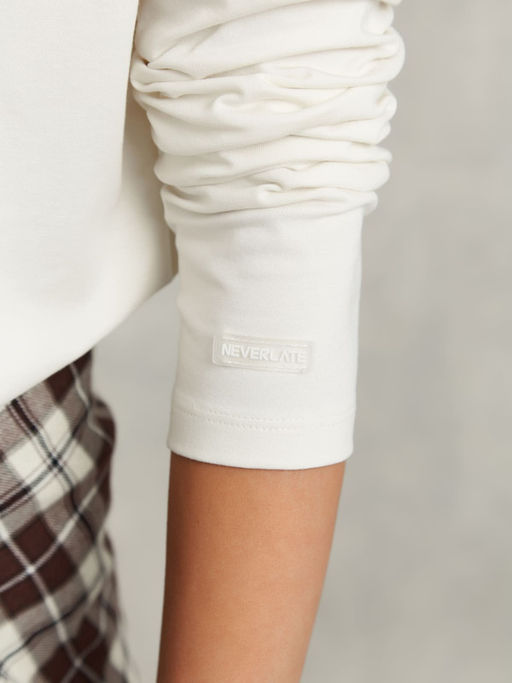 Лонгслив прямого силуэта с эластичным принтом POWER INSIDE - Eazyway фото 3