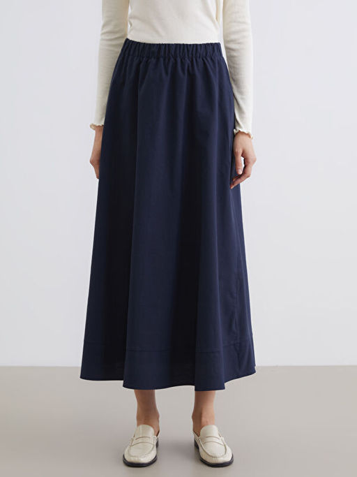 Beli Lastikli Poplin Klo? Etek