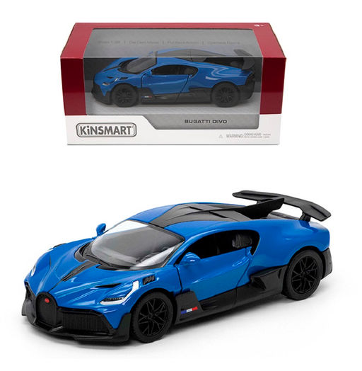 Kinsmart. Модель арт.KT5442W/2 "Bugatti Divo" 1:36 (синяя) инерц.