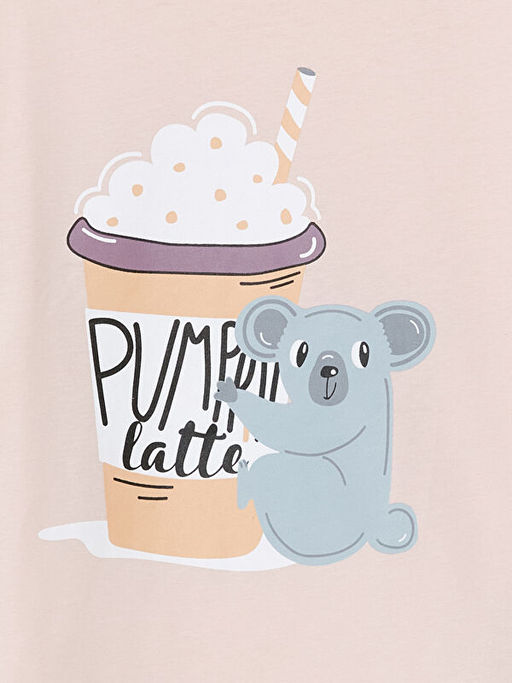 Bisiklet Yaka K?z ?ocuk Pijama Tak?m?