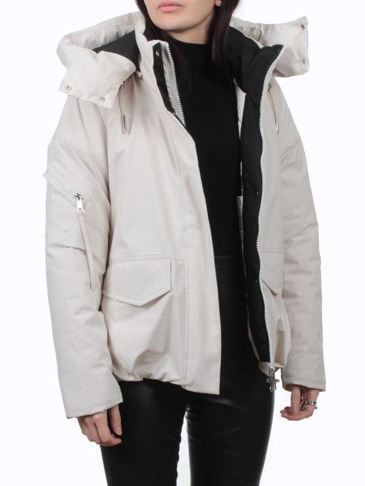 H24-816 LT. BEIGE Куртка зимняя женская (150 гр. холлофайбер) - Fashion фото 8