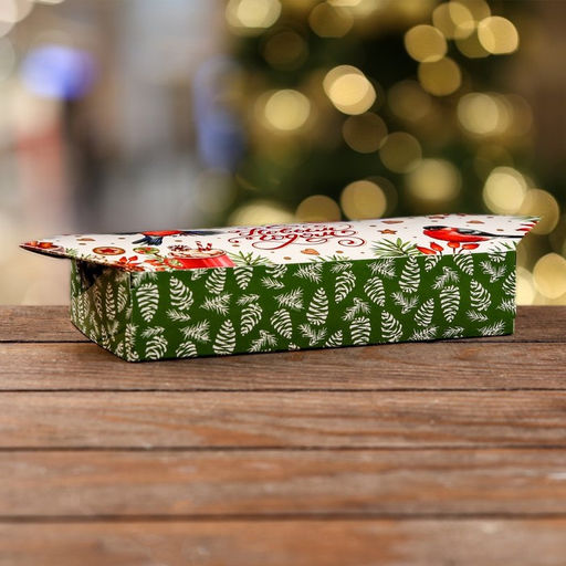 Цена за 5 шт. Подарочная коробка Конфета Снегири, 10 х 20 х 4,3 см - Simaland фото 7