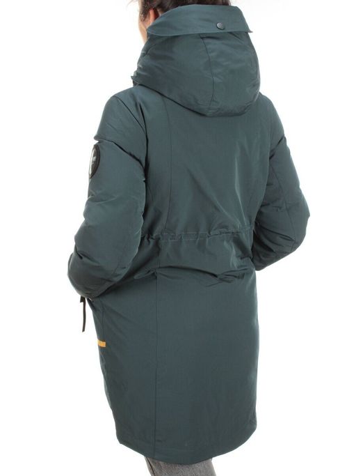 M2008 DK. GREEN Пальто зимнее женское MARIA - Фабричный китай фото 6