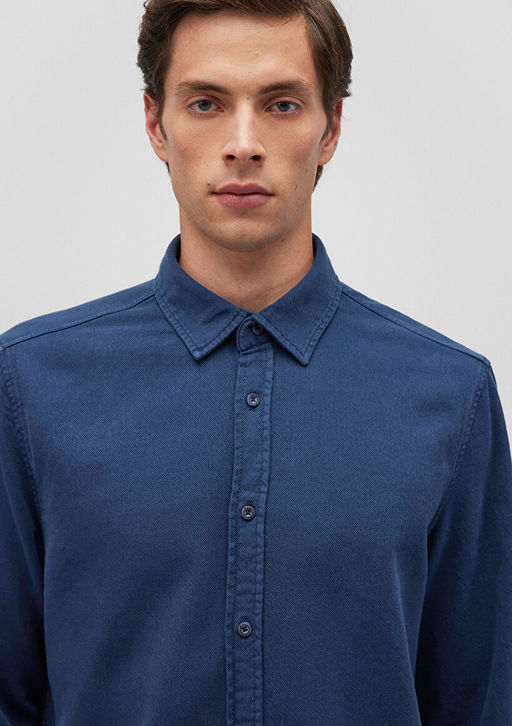 Lacivert Gomlek - Mavi фото 5